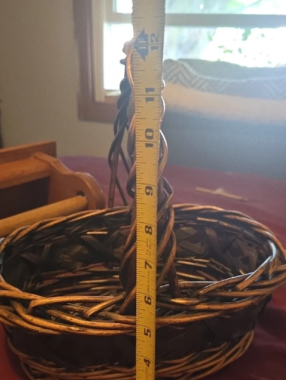 Woven Decorative Basket in Brown and Black - Home Accents